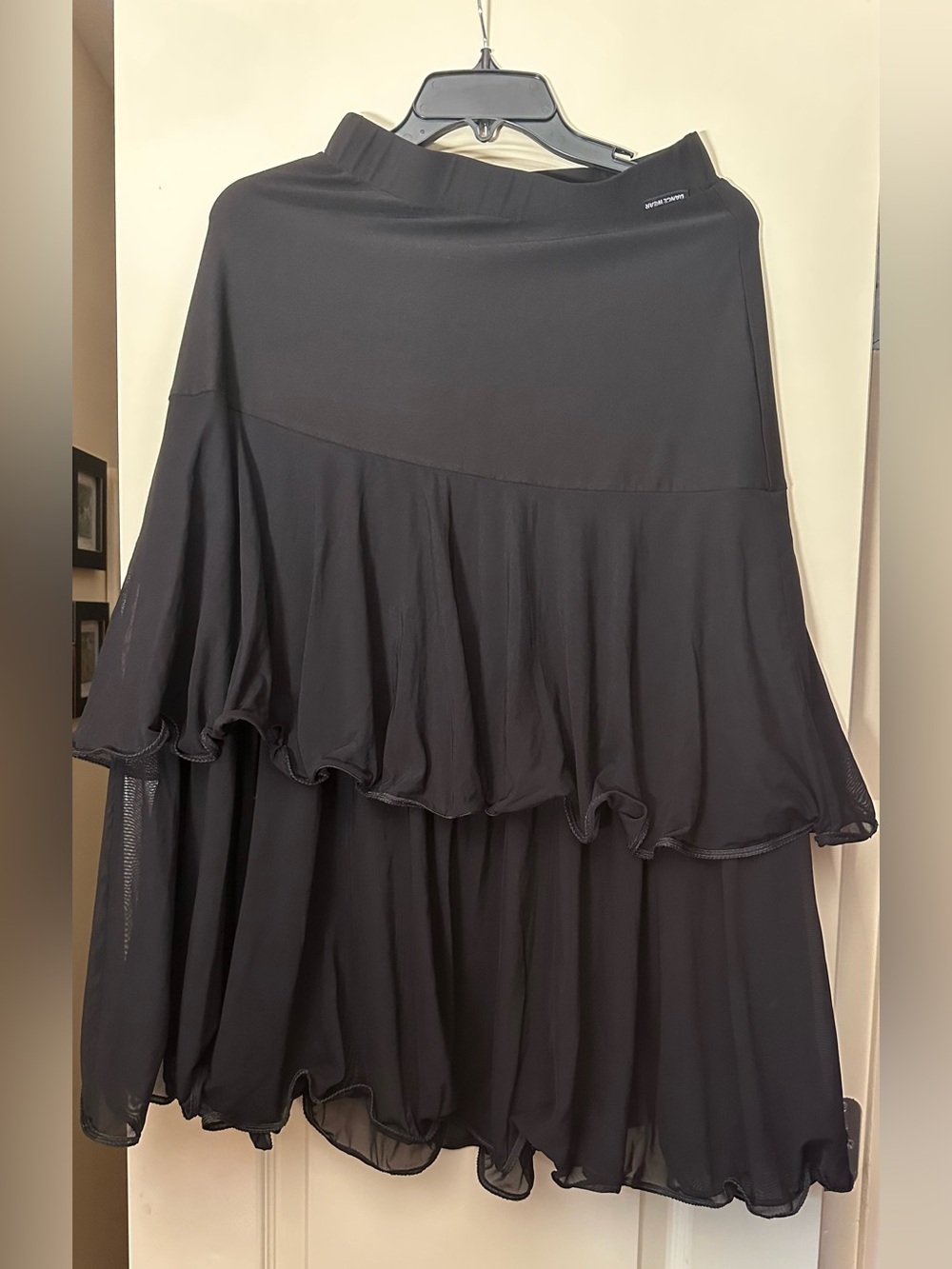 Ballroom Black Tiered Maxi Skirt